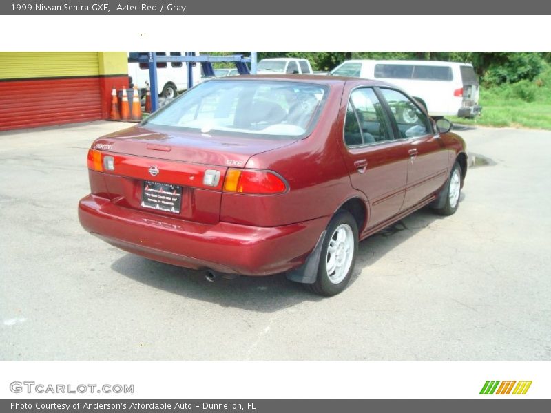 Aztec Red / Gray 1999 Nissan Sentra GXE