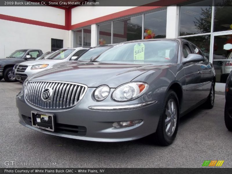 Stone Gray Metallic / Titanium 2009 Buick LaCrosse CX