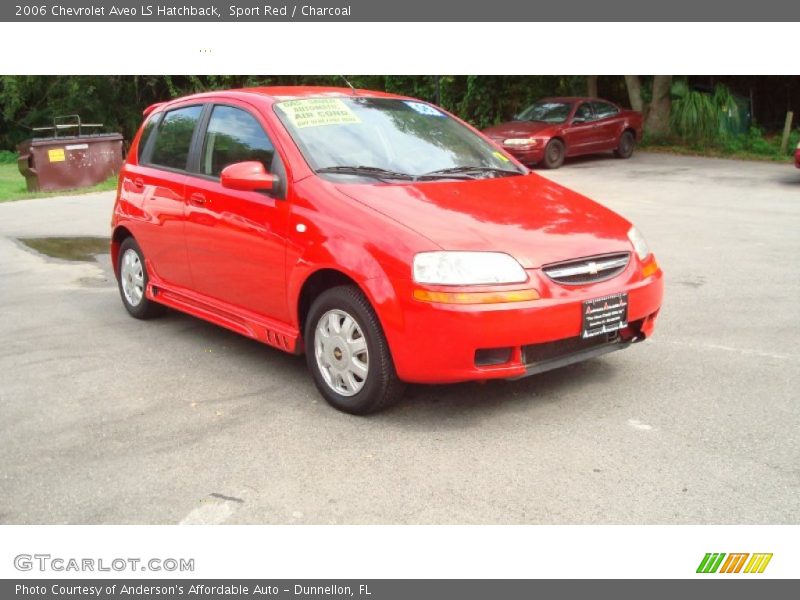 Sport Red / Charcoal 2006 Chevrolet Aveo LS Hatchback