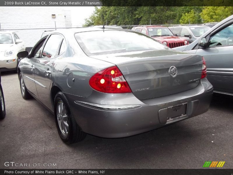 Stone Gray Metallic / Titanium 2009 Buick LaCrosse CX