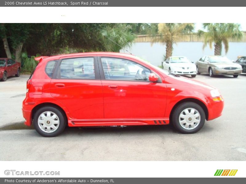 Sport Red / Charcoal 2006 Chevrolet Aveo LS Hatchback