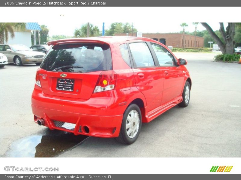 Sport Red / Charcoal 2006 Chevrolet Aveo LS Hatchback