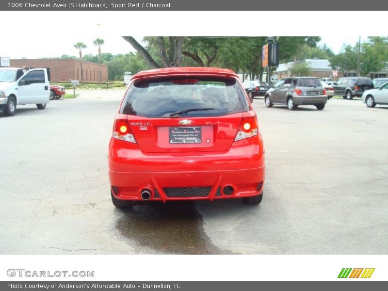 Sport Red / Charcoal 2006 Chevrolet Aveo LS Hatchback