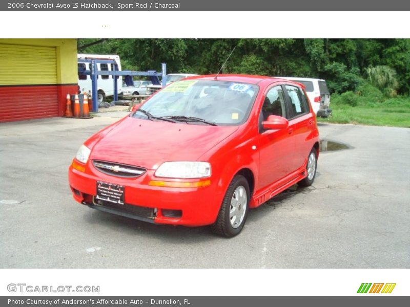 Sport Red / Charcoal 2006 Chevrolet Aveo LS Hatchback