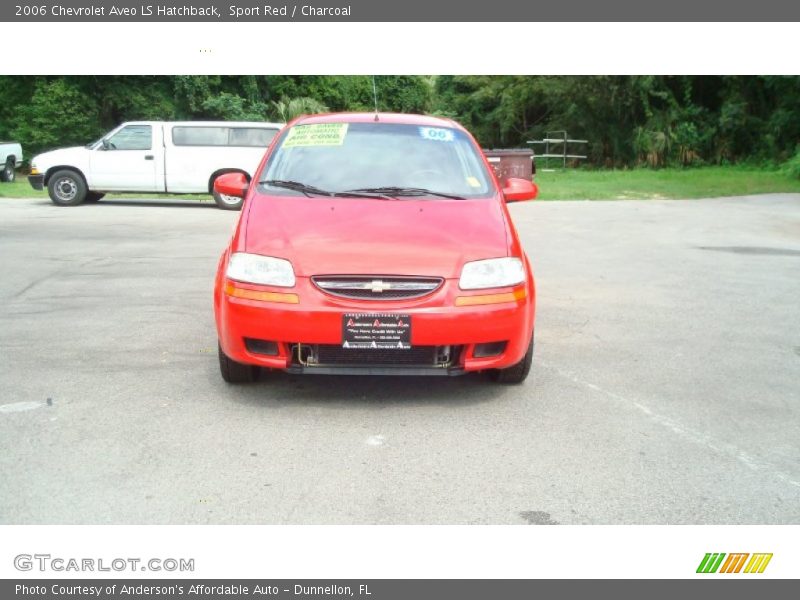 Sport Red / Charcoal 2006 Chevrolet Aveo LS Hatchback