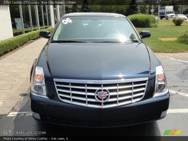 Blue Chip Metallic / Shale 2006 Cadillac DTS Luxury