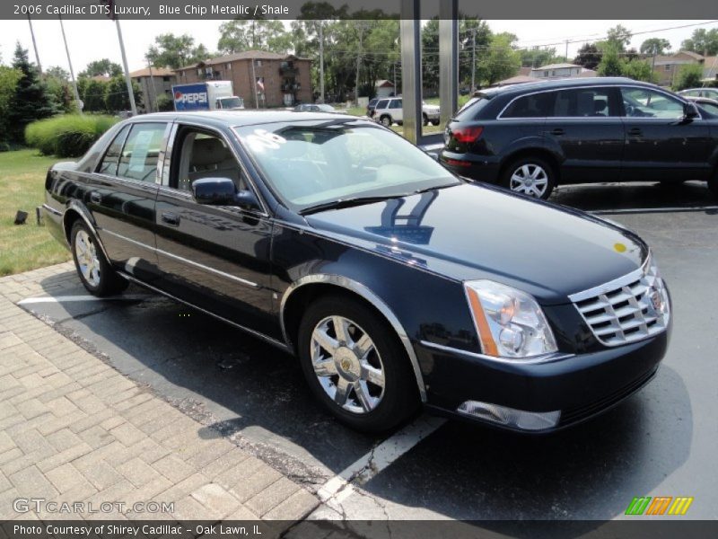 Blue Chip Metallic / Shale 2006 Cadillac DTS Luxury
