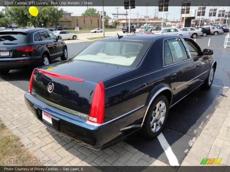 Blue Chip Metallic / Shale 2006 Cadillac DTS Luxury