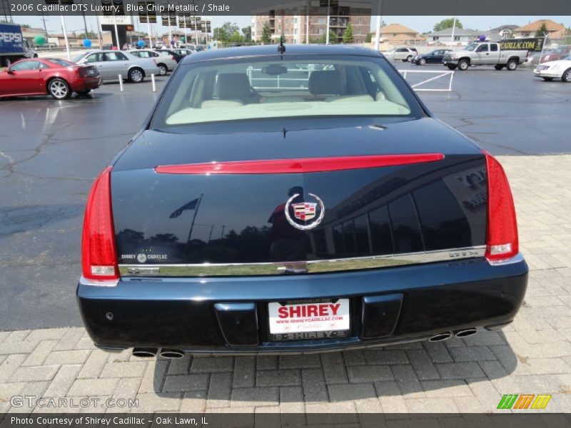 Blue Chip Metallic / Shale 2006 Cadillac DTS Luxury