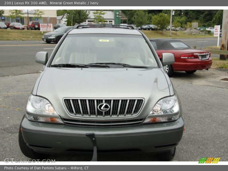 Mineral Green Metallic / Ivory 2001 Lexus RX 300 AWD