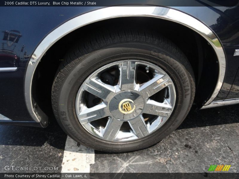 Blue Chip Metallic / Shale 2006 Cadillac DTS Luxury