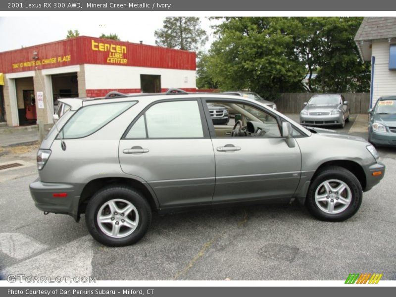 Mineral Green Metallic / Ivory 2001 Lexus RX 300 AWD