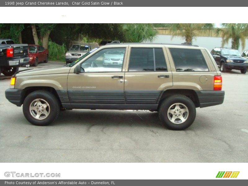 Char Gold Satin Glow / Black 1998 Jeep Grand Cherokee Laredo