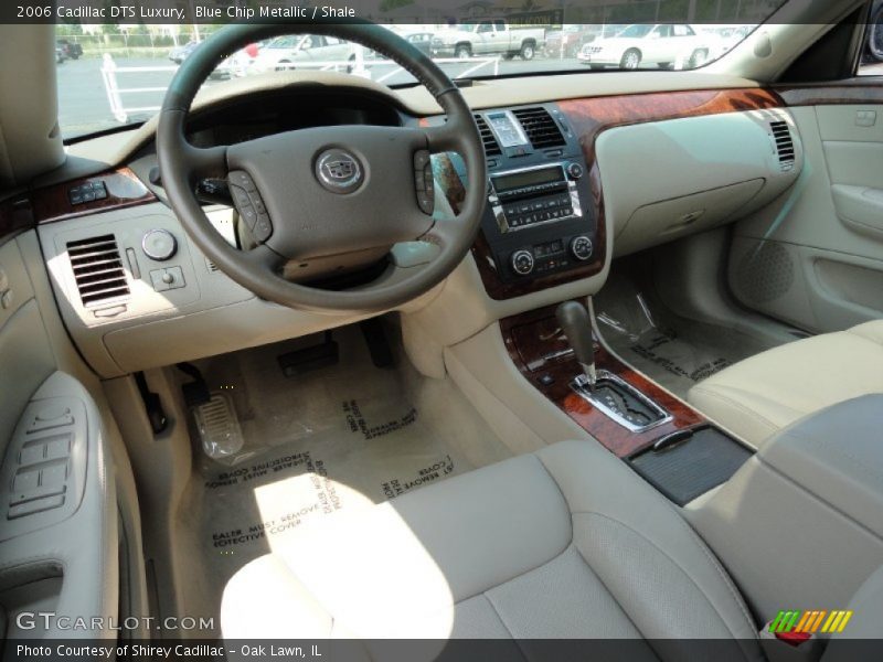 Blue Chip Metallic / Shale 2006 Cadillac DTS Luxury