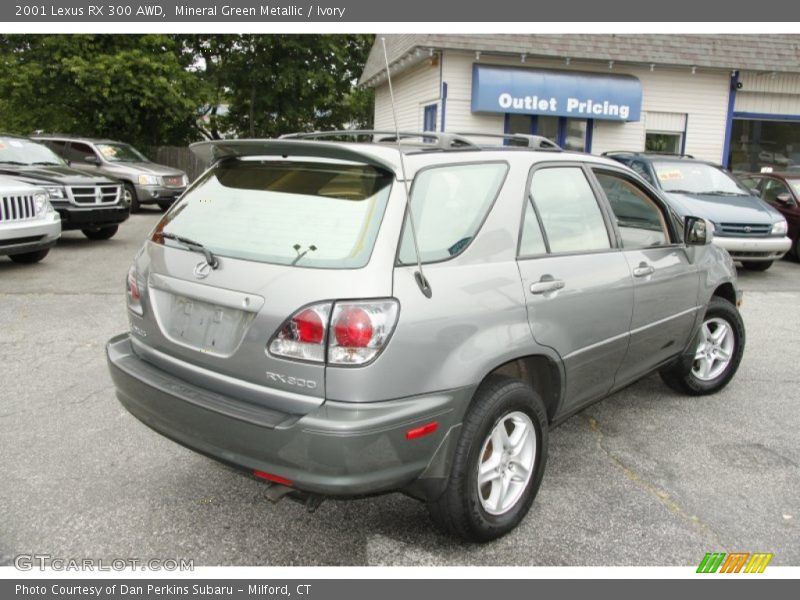 Mineral Green Metallic / Ivory 2001 Lexus RX 300 AWD