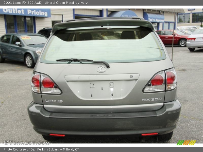 Mineral Green Metallic / Ivory 2001 Lexus RX 300 AWD