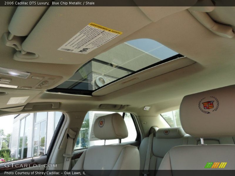 Blue Chip Metallic / Shale 2006 Cadillac DTS Luxury