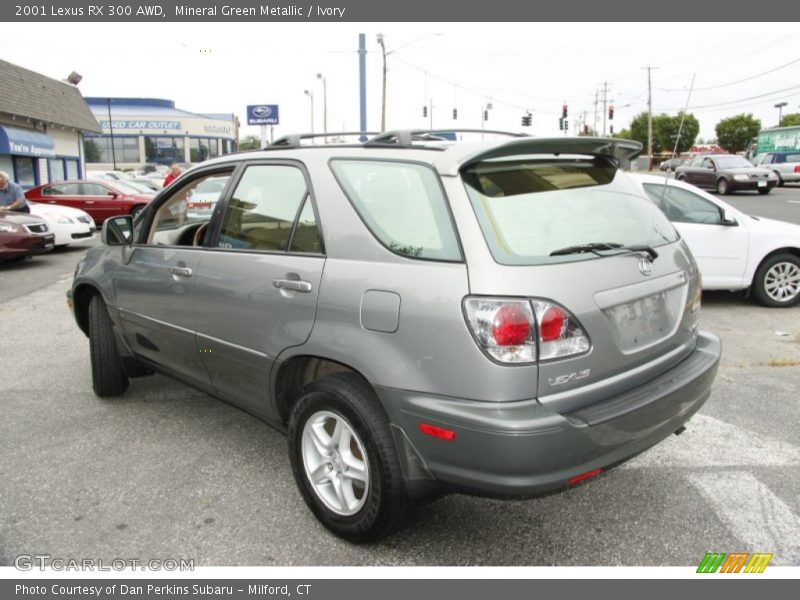 Mineral Green Metallic / Ivory 2001 Lexus RX 300 AWD