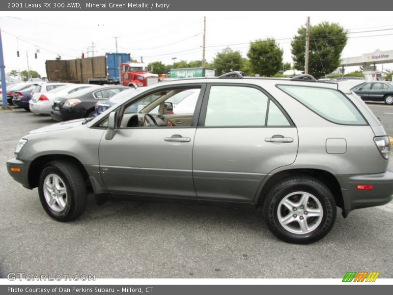 Mineral Green Metallic / Ivory 2001 Lexus RX 300 AWD