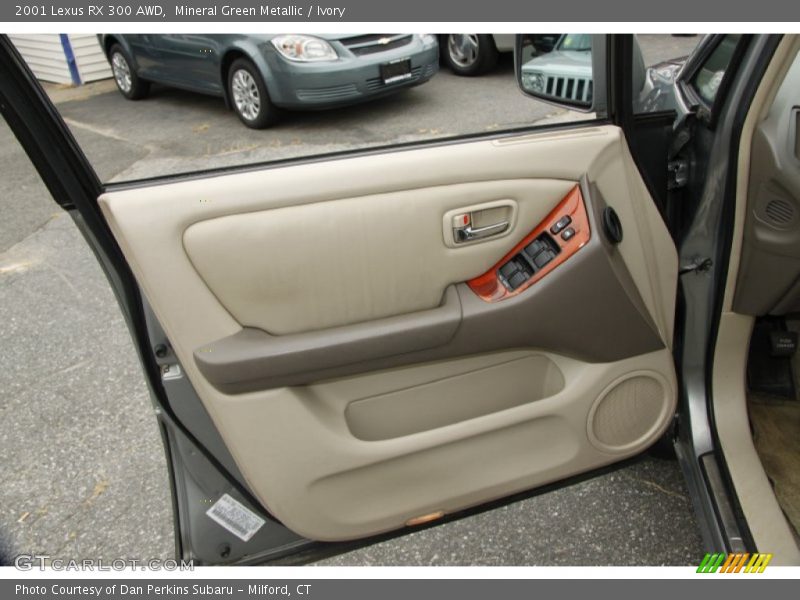 Mineral Green Metallic / Ivory 2001 Lexus RX 300 AWD