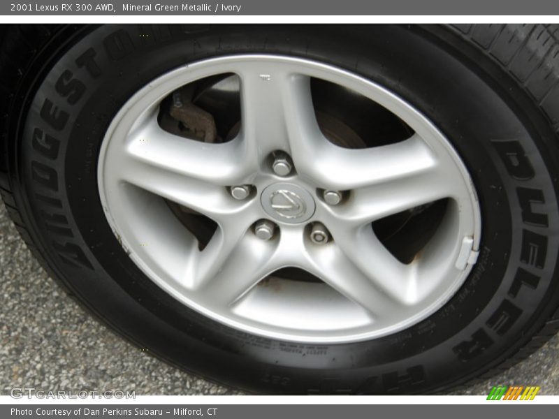Mineral Green Metallic / Ivory 2001 Lexus RX 300 AWD