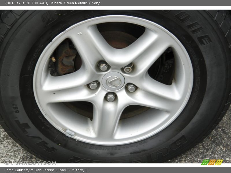 Mineral Green Metallic / Ivory 2001 Lexus RX 300 AWD