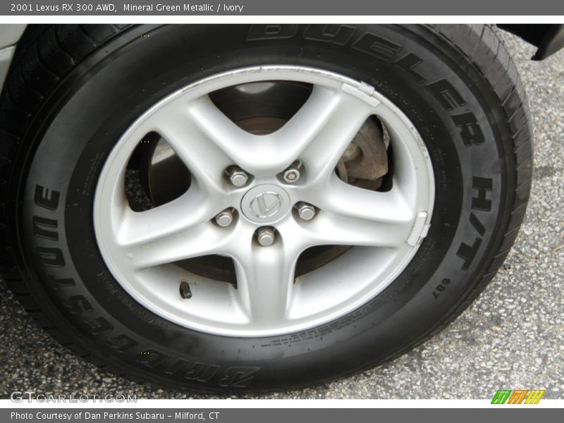 Mineral Green Metallic / Ivory 2001 Lexus RX 300 AWD
