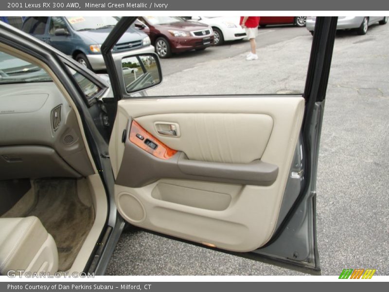 Mineral Green Metallic / Ivory 2001 Lexus RX 300 AWD
