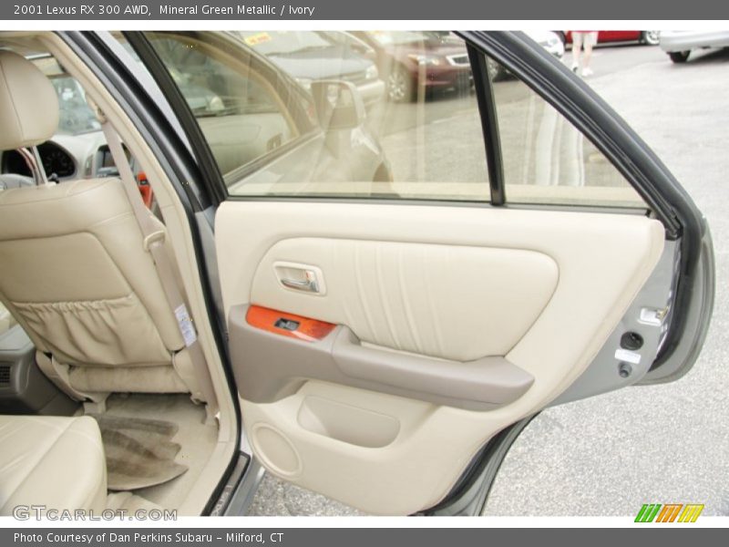 Mineral Green Metallic / Ivory 2001 Lexus RX 300 AWD
