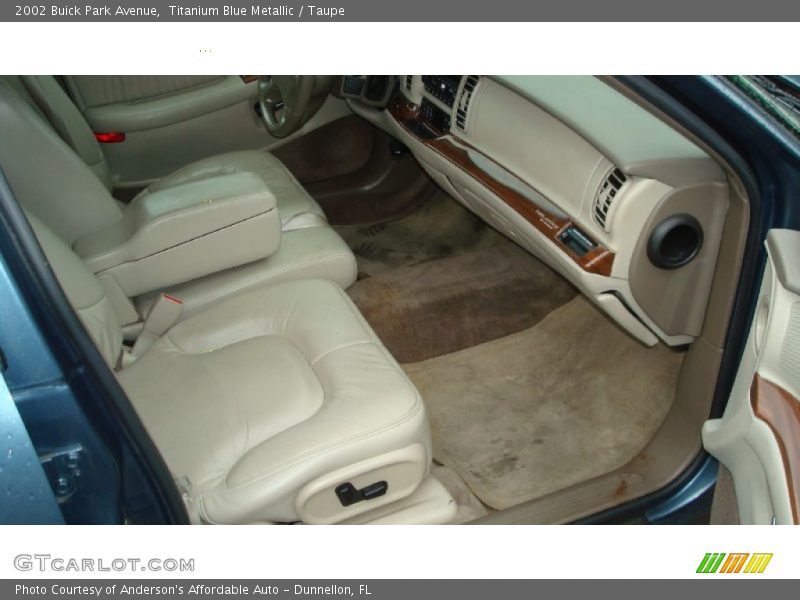 Titanium Blue Metallic / Taupe 2002 Buick Park Avenue