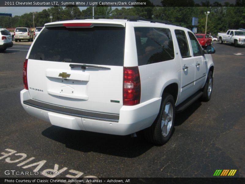 Summit White / Light Cashmere/Dark Cashmere 2011 Chevrolet Suburban LTZ