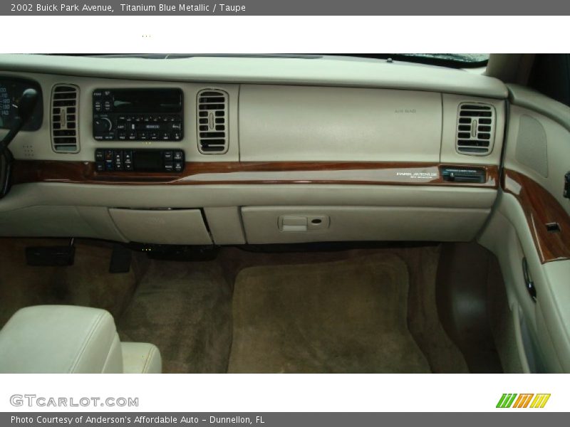 Titanium Blue Metallic / Taupe 2002 Buick Park Avenue