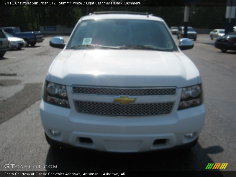 Summit White / Light Cashmere/Dark Cashmere 2011 Chevrolet Suburban LTZ