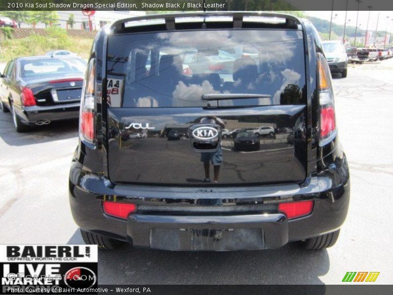 Shadow Black / Black Leather 2010 Kia Soul Shadow Dragon Special Edition