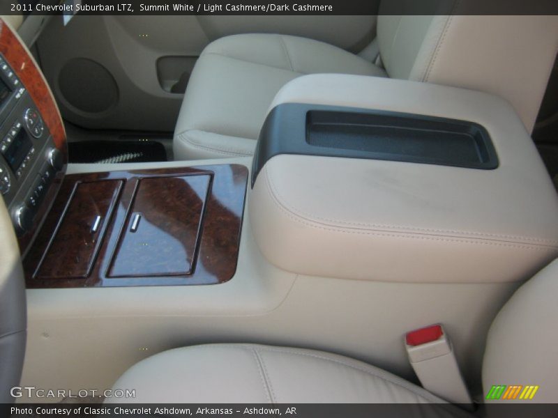 Summit White / Light Cashmere/Dark Cashmere 2011 Chevrolet Suburban LTZ
