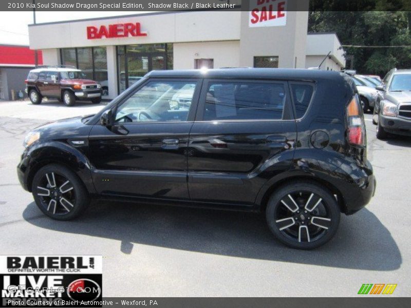 Shadow Black / Black Leather 2010 Kia Soul Shadow Dragon Special Edition