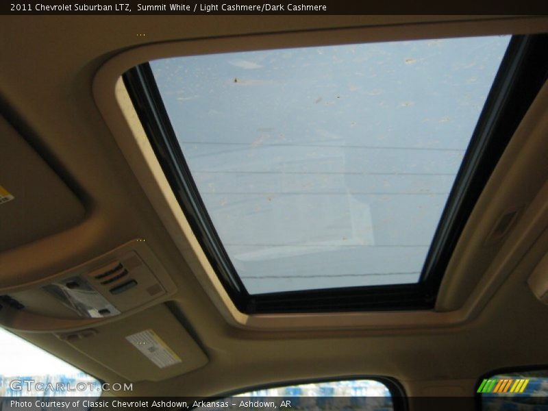Summit White / Light Cashmere/Dark Cashmere 2011 Chevrolet Suburban LTZ