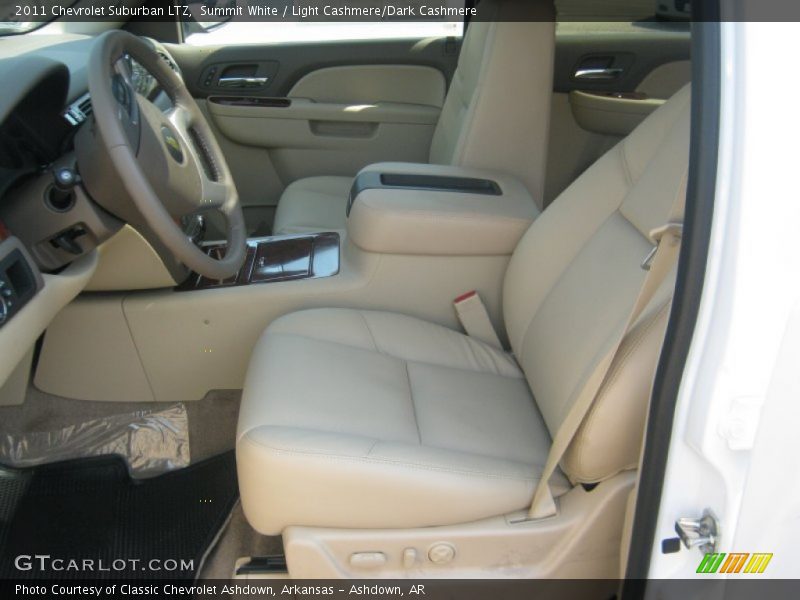 Summit White / Light Cashmere/Dark Cashmere 2011 Chevrolet Suburban LTZ