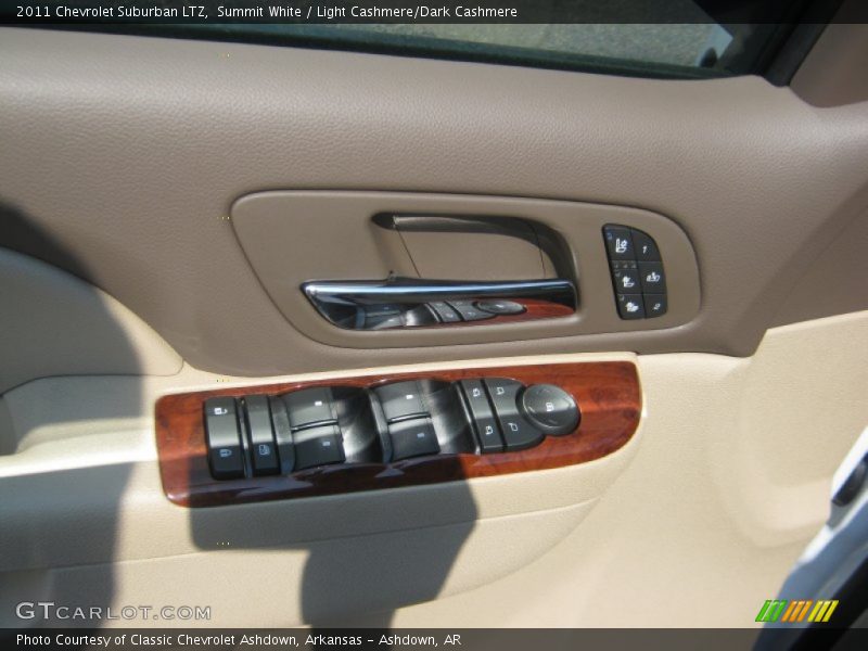Summit White / Light Cashmere/Dark Cashmere 2011 Chevrolet Suburban LTZ