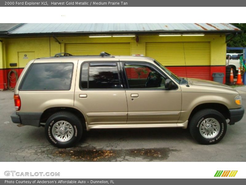 Harvest Gold Metallic / Medium Prairie Tan 2000 Ford Explorer XLS