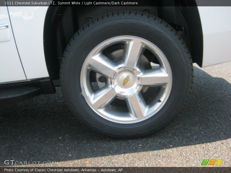 Summit White / Light Cashmere/Dark Cashmere 2011 Chevrolet Suburban LTZ