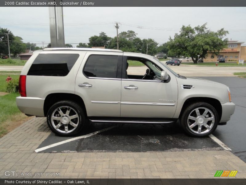 Quicksilver / Ebony 2008 Cadillac Escalade AWD