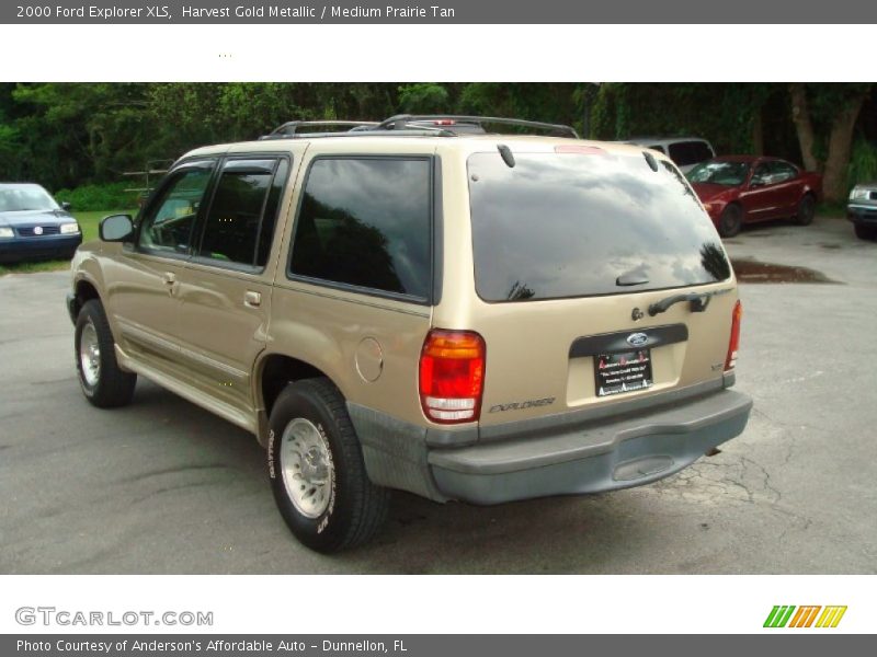 Harvest Gold Metallic / Medium Prairie Tan 2000 Ford Explorer XLS