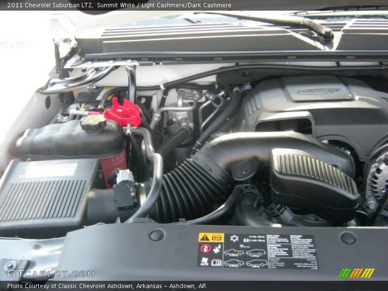 Summit White / Light Cashmere/Dark Cashmere 2011 Chevrolet Suburban LTZ