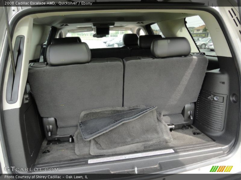 Quicksilver / Ebony 2008 Cadillac Escalade AWD