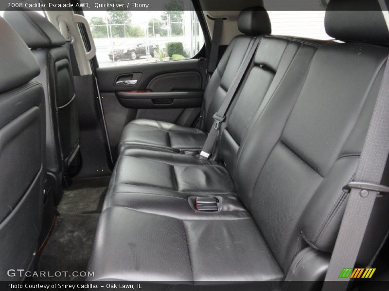 Quicksilver / Ebony 2008 Cadillac Escalade AWD