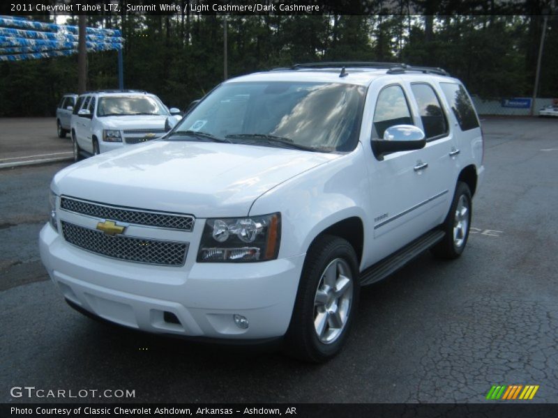 Summit White / Light Cashmere/Dark Cashmere 2011 Chevrolet Tahoe LTZ