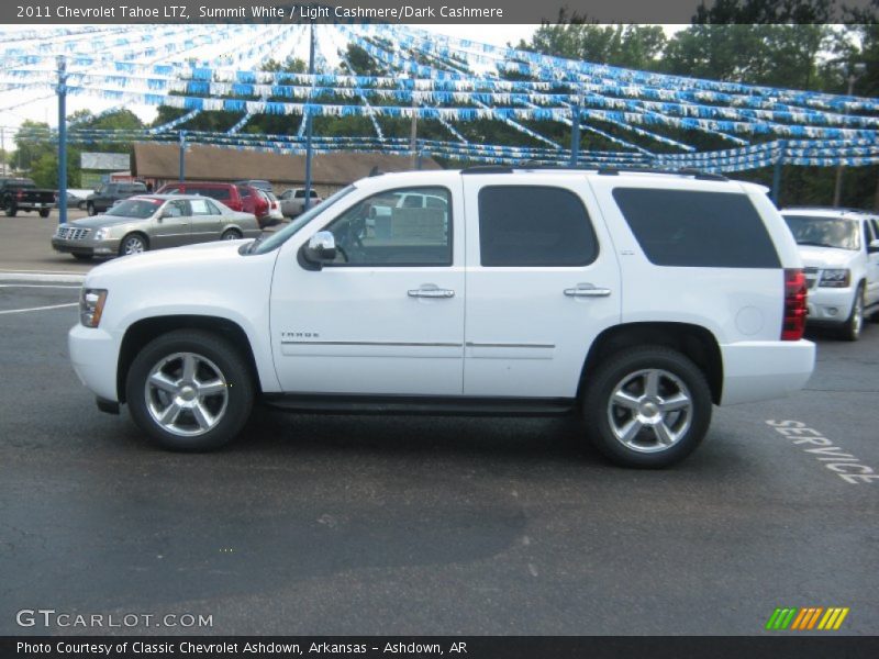 Summit White / Light Cashmere/Dark Cashmere 2011 Chevrolet Tahoe LTZ