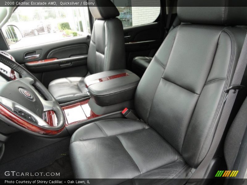Quicksilver / Ebony 2008 Cadillac Escalade AWD