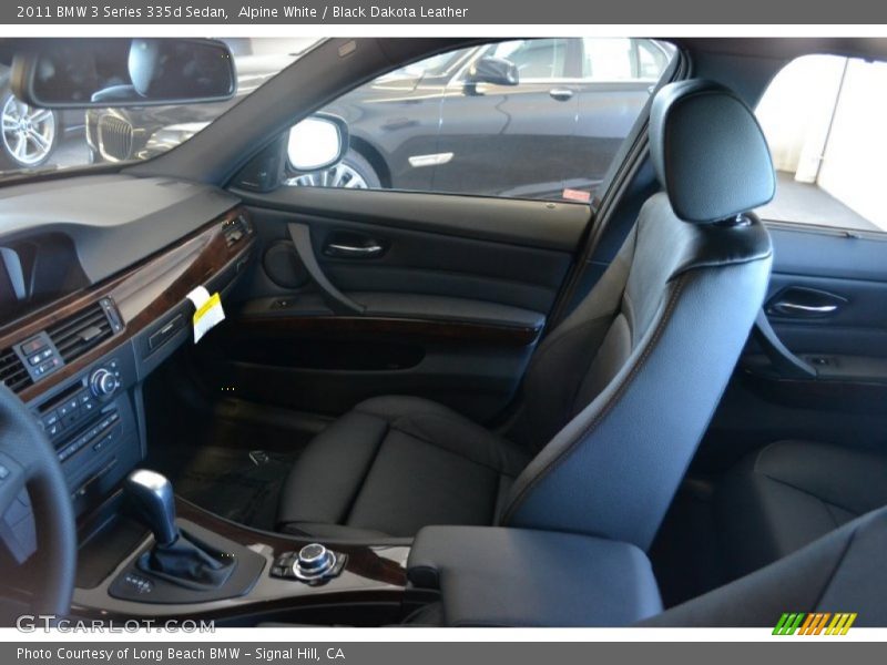  2011 3 Series 335d Sedan Black Dakota Leather Interior